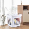 Eagrye 2 Bushel/70 L Large Ultra Square Laundry Basket, Plastic
