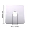 Wall Split Flange JianLing 2pcs Plastic Square Escutcheon Plates with