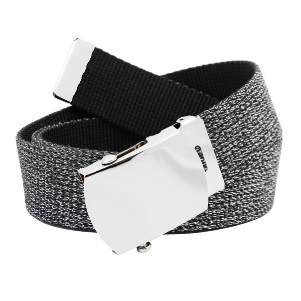 Build A Belt Classic Silver 1.25" Wide Slider Buckle with