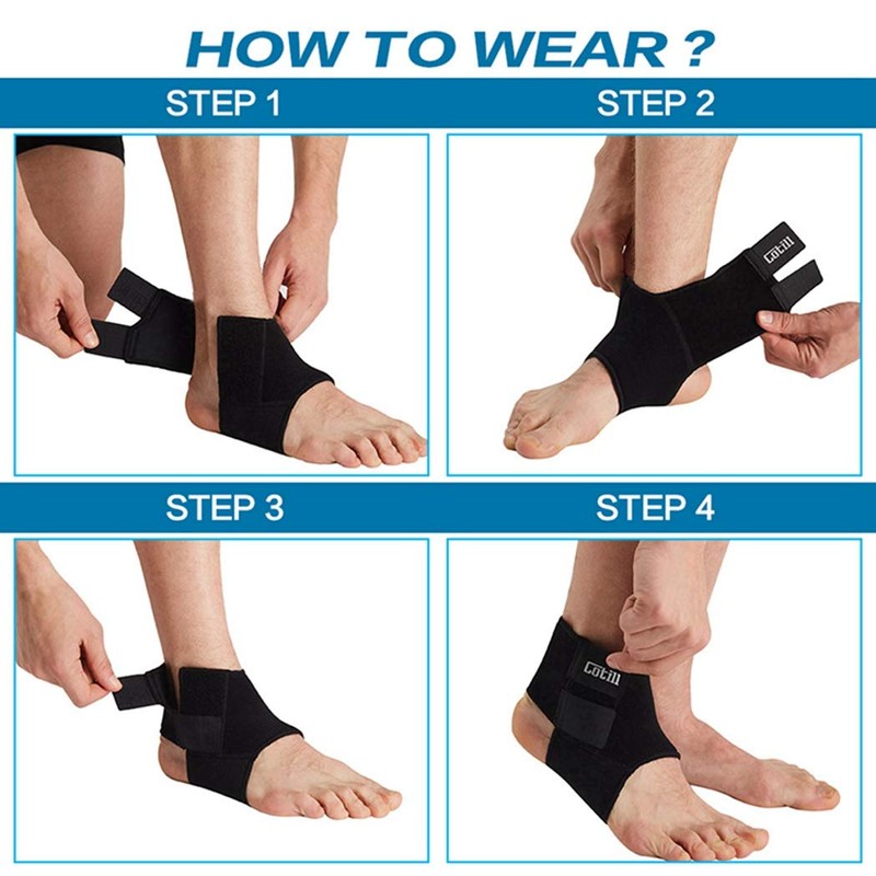 Cotill Ankle Support for Men and Women - Neoprene Breathable