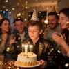 Gold Confetti Cannon Set 12 inch | 5-Pack Party Poppers