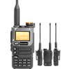 QUANSHENG K6 UVK5(8)AM/FM/DTMF walkie Talkie 200Three Frequency Receiving walkie Talkie