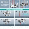 Aolemi Outdoor Shower Fixtures, 31" Exposed Shower System with Shower