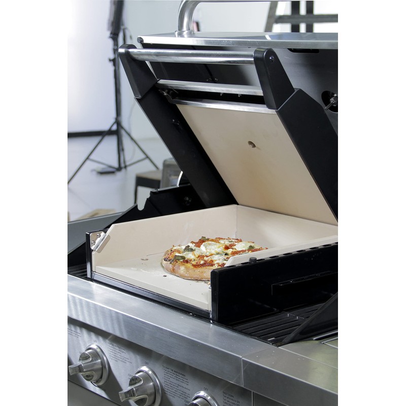 Megamaster Portable Pizza Kit - Stainless Steel Ceramic Pizza Oven