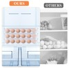 Lainballow 3 Pcs 90 Slots Deviled Egg Containers with Lids,