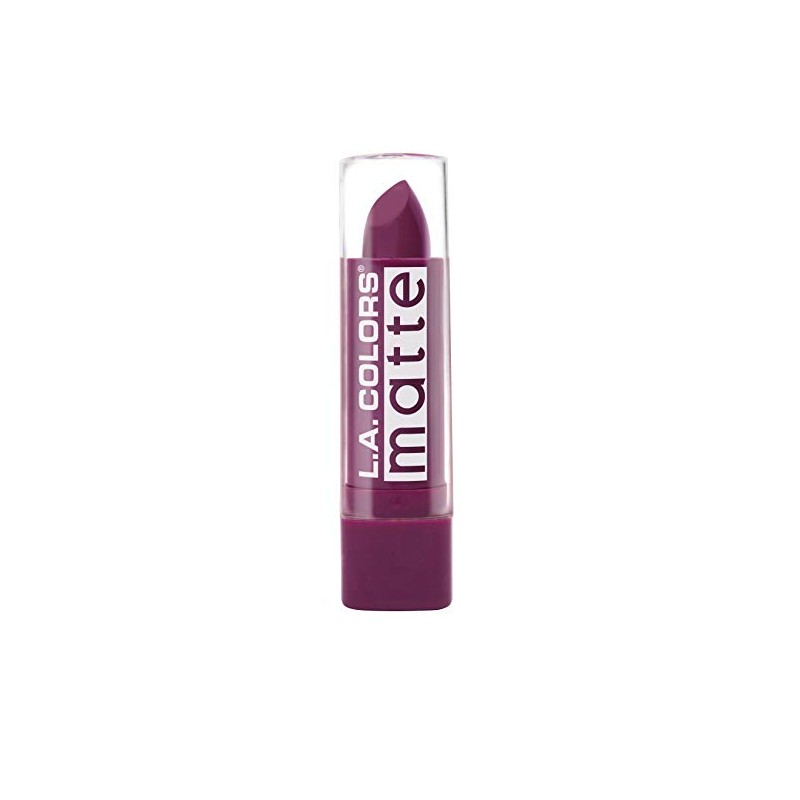L.A. COLORS Matte Lip Color, Stay Put Plum CML513