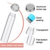 15pcs Test Tubes Plastic with Cap Brush 110ml, 32mmx140mm Bead