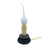 Creative Hobbies 5 Inch Electric Rustic Country Candle Lamp with