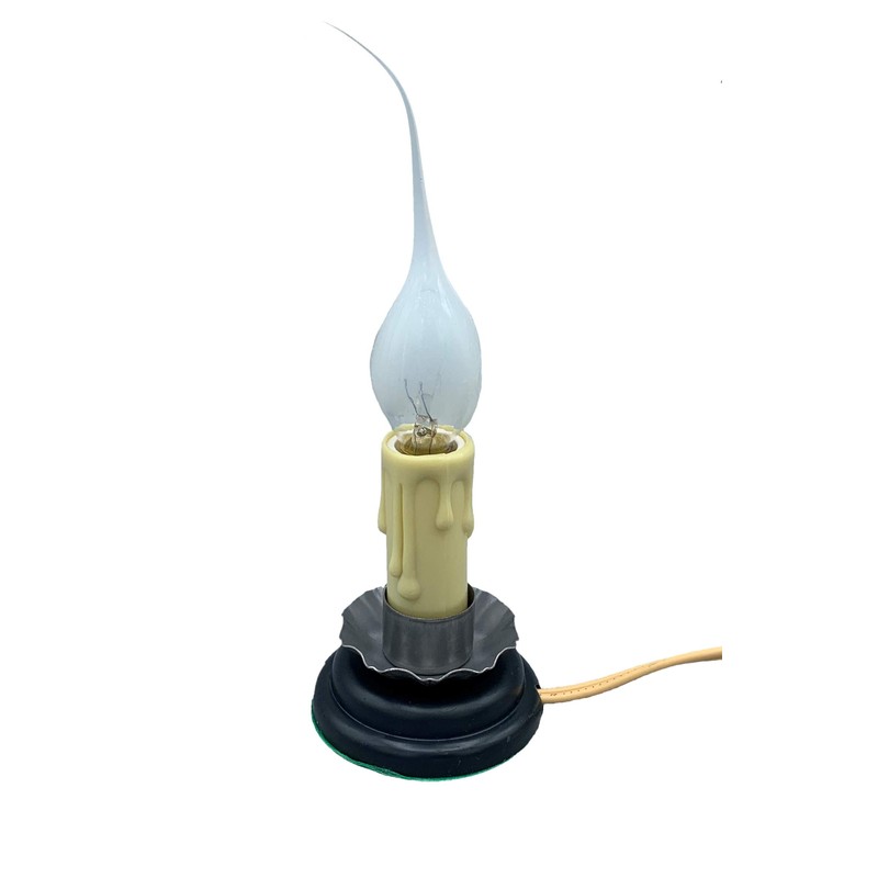 Creative Hobbies 5 Inch Electric Rustic Country Candle Lamp with