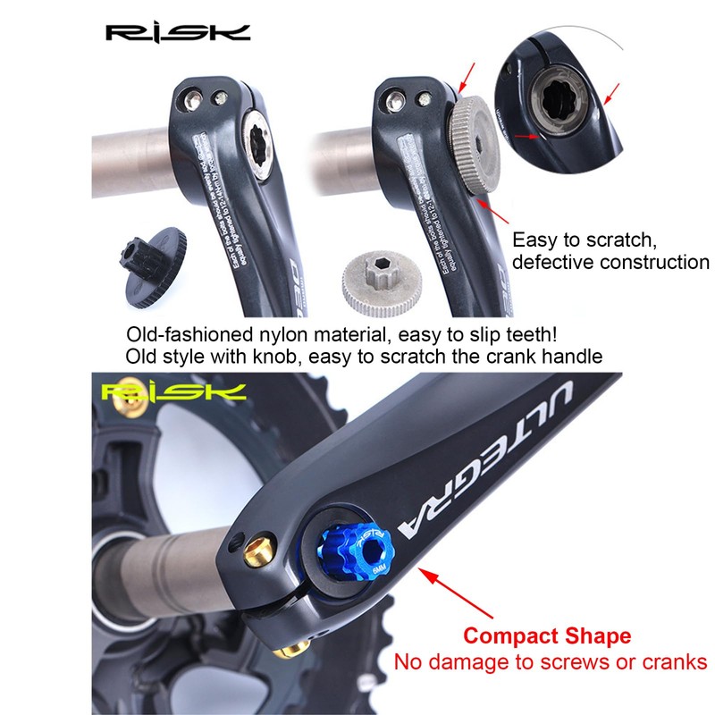 SONZUIA Crank Arm Adjusting Cap Removal Tool for Shimano Hollowtech
