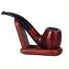Portable Wood Wooden Collapsible Cigar Smoking Pipe Stand Rack Holder