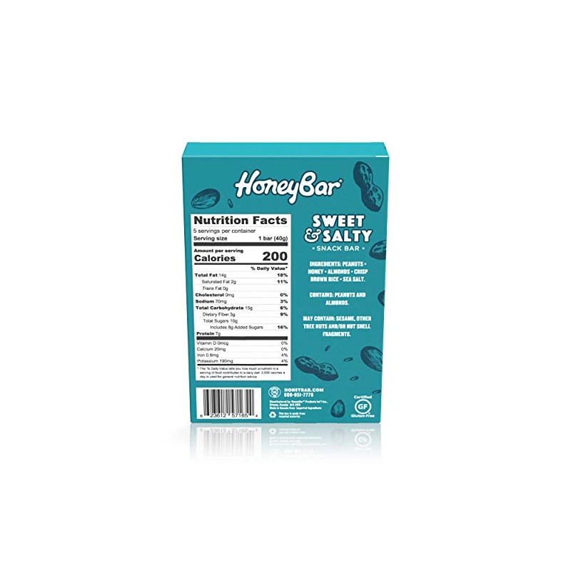 HoneyBar Snack Bar | Certified Gluten Free | Non-GMO |