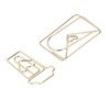 100Pcs Funny Planner Clips Anti Rust Electroplating Process Envelope Coffee