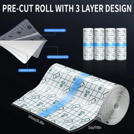 2 m*15cm Second Skin Tattoo Cover,Waterproof Bandage,Transparent Film Dressing Tattoo Aaftercare,Stretch Plasters Dressings for Wounds Tattoo Cream Tape