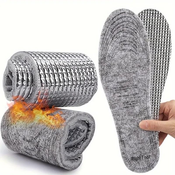 Thermal Insoles Insulating Shoe Insole for Women Men Boots Heating
