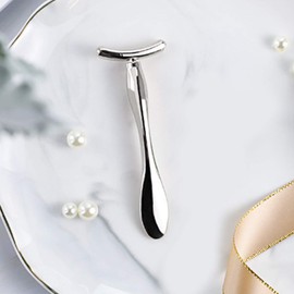 U-Shape Metal Eye Massager,Eye Cream Massage Sticks - Alloy Facial Mask Spoon,Relieves Dark Circles and Puffiness Eye & Facial Skin Care Beauty Tool