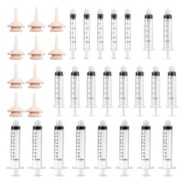 10 x Kitten Feeding Nipples with 23 O-Ring Syringe (3, 5, 10cc), Recyclable Wonder Nipples for Kittens, Suitable for Kittens, Puppies, Rabbits