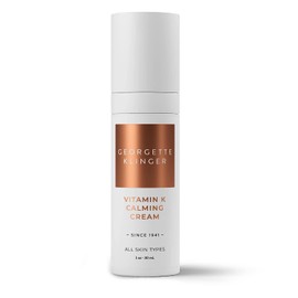 Vitamin K Calming Cream by Georgette Klinger Skin Care - Restorative Moisturising Lotion for Redness, Irritated Skin, Sunburn, Dark Circles