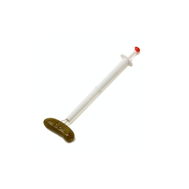 Norpro Stainless Steel and Plastic Deluxe Pickle Pincher, 8-Inches, White