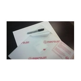 Makrolon GP General-Purpose Clear Transparent Polycarbonate Sheet, 1/16" Thickness, 12" Width, 24" Length