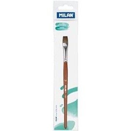 MILAN Flat School Brush, Wood, nº 14