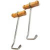 Boot Pull Hooks Wooden Handle Cowboy Easier Wearing Tools- Pair
