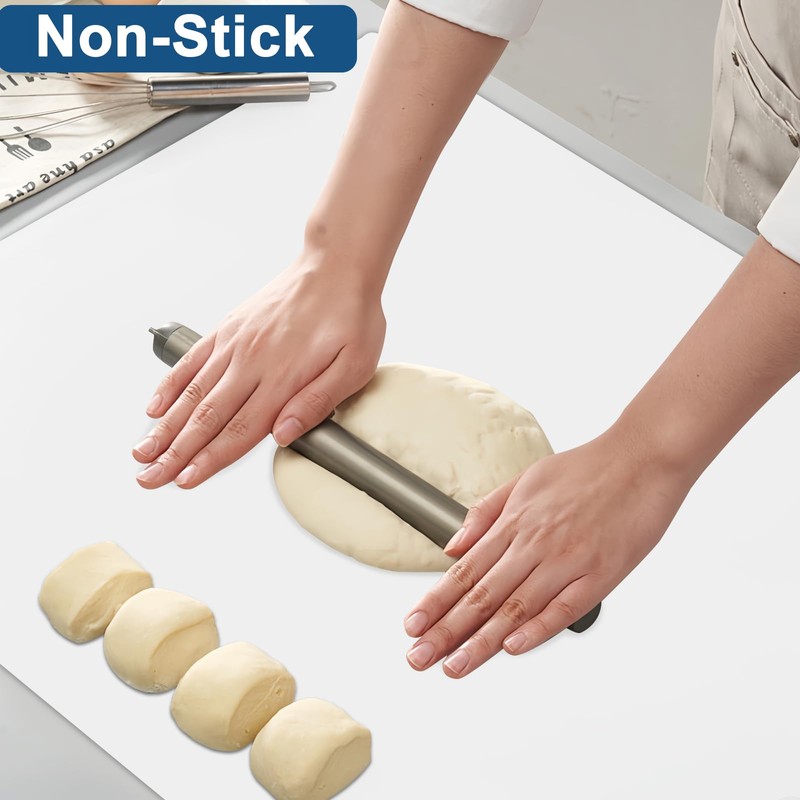 47.2''x23.6''(120cmx60cm) Large Silicone Mat for Kitchen Counter, Non-Slip Heat Resistant