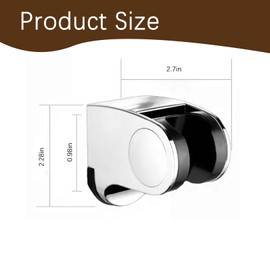 Shower Head Holder, Shower Head Holder, Hand Shower Holder, Shower Head Holder, Shower Head Holder, Shower Holder for Shower Head, for Attaching the Shower Head in the Bathroom (Metal)