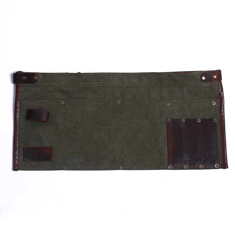 Luchuan Heavy Duty Canvas Tool Apron With the Adjustable Genuine