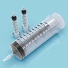 Syringe 500 ml, bubble syringe, plastic syringe, dosing syringe for