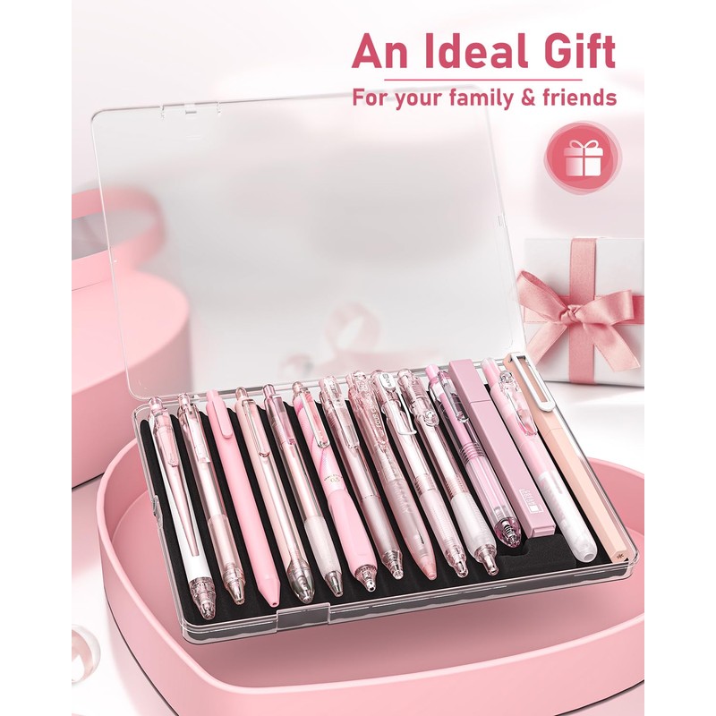 Four Candies Writing Ink Pens with Black & Pink Ink