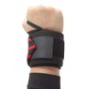 Schiek Wrist Wrap, 24 Inches, Free Weight Training Use, red