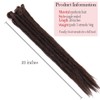 100% Handmade Dreadlocks Extensions 20" Fashion Reggae Hair Soft Faux