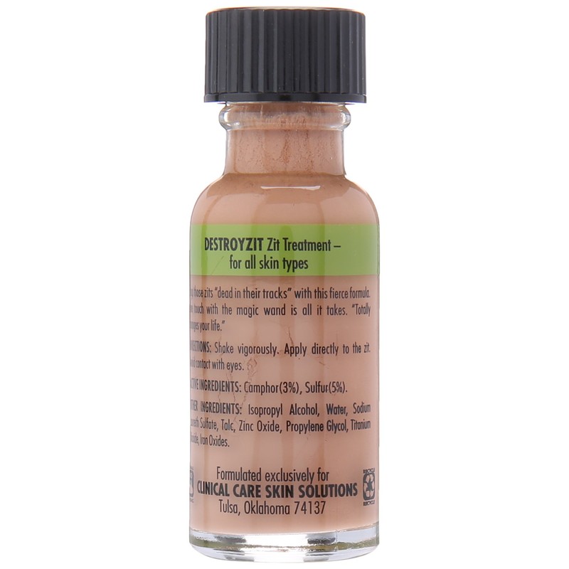 Clinical Care Destroyzit Zit Treatment for All Skin Types, 0.5