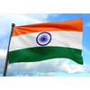 Flag of India 3x5FT Double Stitched Polyester Flag with 2
