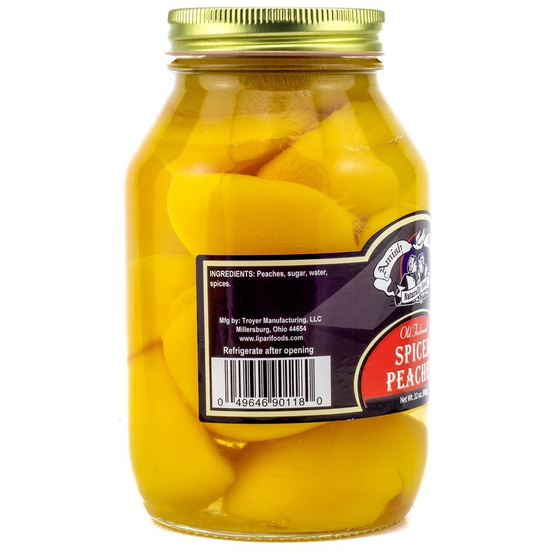 Amish Wedding Spiced Peach Halves 32oz