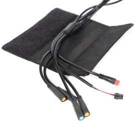 Ebikeling Cable Management Fastener 6" Sleeve to Cover Wires and Connectors