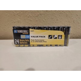 Magnum Thunderbolt Magnum AAA Batteries, 24 Pack, Zinc Chloride, 1.5V