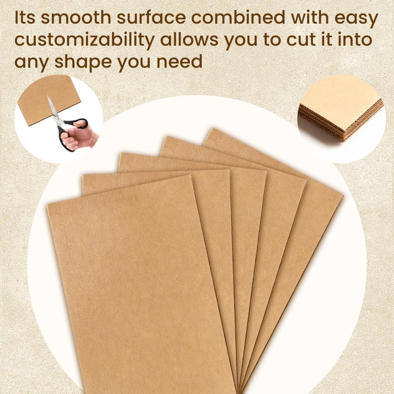 Haploon Corrugated Cardboard Sheets 30 Pack Large Flat Packaging Inserts