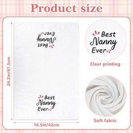 sidaopiu Birthday Gifts for Nanny Kitchen Towels,Nanny Christmas Kitchen Towels Present Ideas