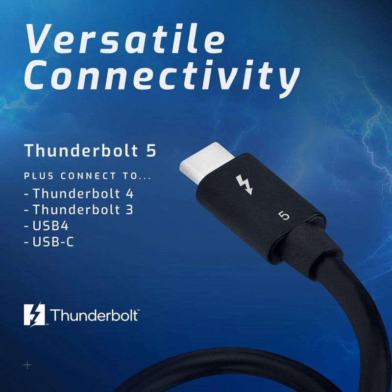 OWC 1.0M (39") Thunderbolt 5 (USB-C) Cable, up to 80Gb/s