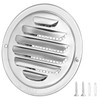 QWORK® 304 Stainless Steel Round Ventilation Grill Screen Hood for