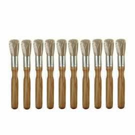 CarCarez 10 Pcs Auto Car Natural Boar Hair Detail Brush Detailing Brushes Cleaning Tool