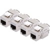 4x Assmann Digitus Professional Cat 6A Keystone Module DN-93615 Shielded