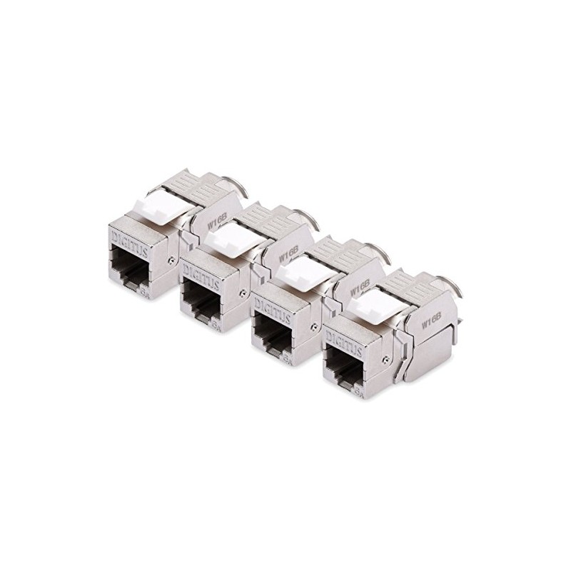 4x Assmann Digitus Professional Cat 6A Keystone Module DN-93615 Shielded