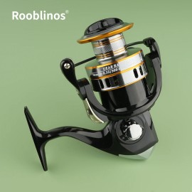 Rooblinos RY Fishing Reel Spinning Wheel Stream Fishing Reel 5.2:1 1000-7000 SeriesSpool Capacity: 6000 Series