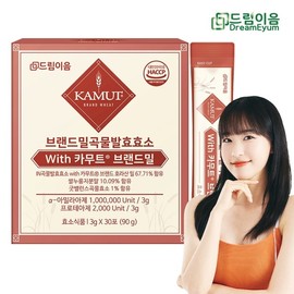 Dream Lee Sum Choi Hasul Kamut Enzyme Brand Mill Cryers 3G X 30 Po 1 Month 1 / 드림이음 최하슬 카무트 효소 브랜드밀 곡류 발효효소 3g x 30포 1개월분