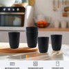 BUSOKIP 6 Pack Wheat Straw Cups 12 oz, Plastic Cups