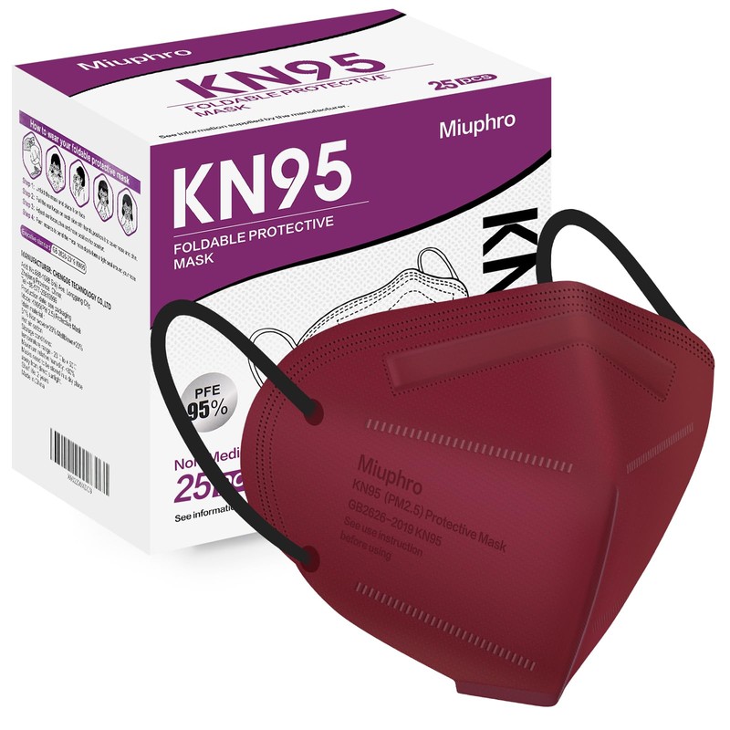 KN95 Face Mask, 5-Layer Design Cup Dust Safety KN95 Masks