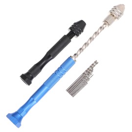 Gatuida Pin Vise Hand Drill Jewelry Drills Vise Head for DIY Projects Set